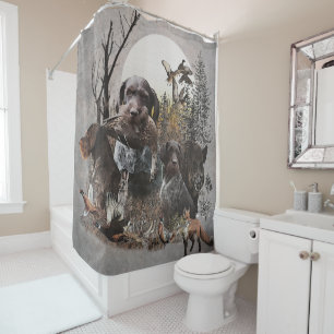 Deutsch Drahthaar(GWP) Shower Curtain