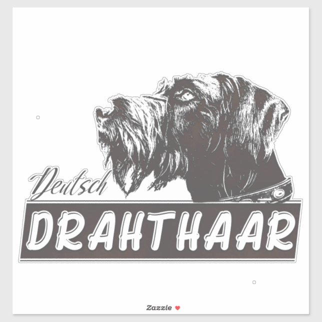 Deutsch Drahthaar Sticker (Sheet)