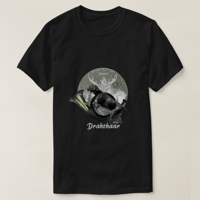 Deutsch Drahthaar  T-Shirt (Design Front)