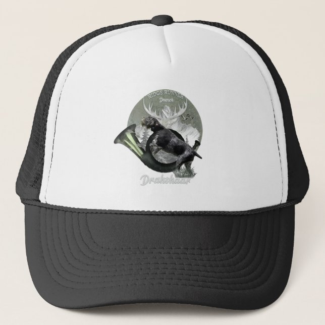 Deutsch Drahthaar  Trucker Hat (Front)