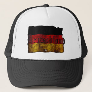 Deutsch Flagge - Vintage... Trucker Hat
