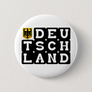 Deutschand Original designs! 2 Inch Round Button