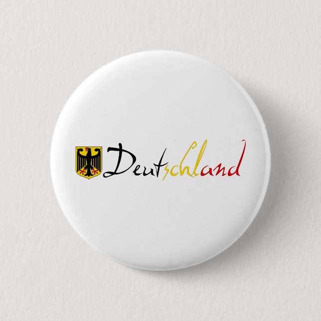 Deutschand Original designs! 2 Inch Round Button (Front)