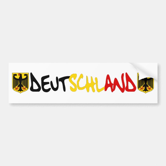 Deutschand Original designs! Bumper Sticker (Front)