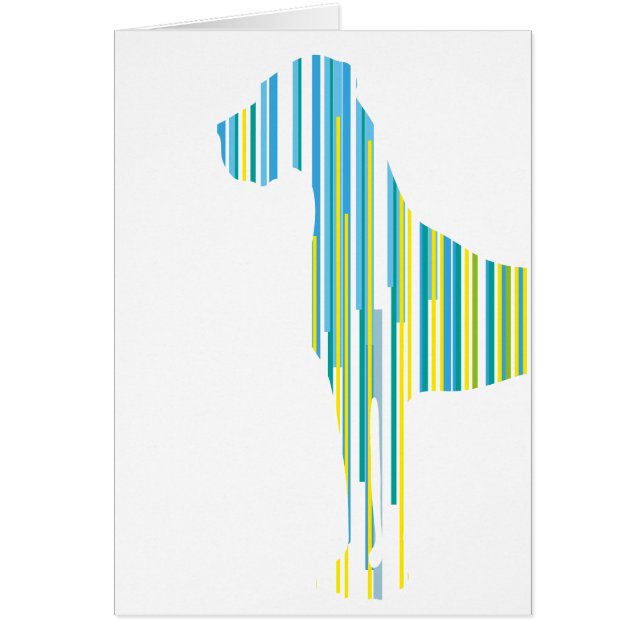 Deutsche Dogge in Streifen (Front)