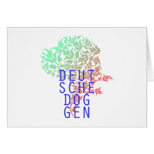 Deutsche Doggen Blatt Kopf