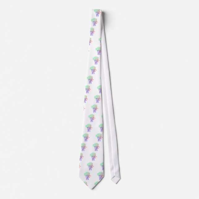 Deutsche Doggen Blatt Kopf Tie (Front)