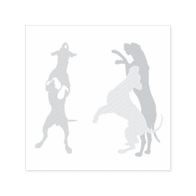 Deutsche Doggen Great Danes stamp (Design)