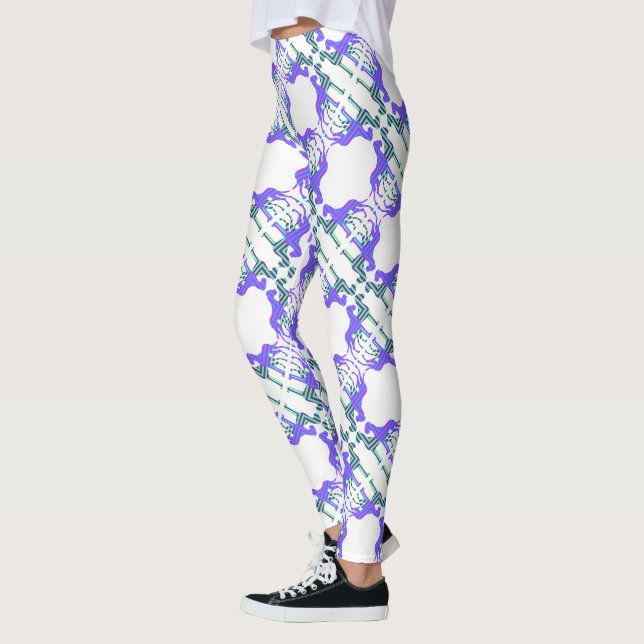 Deutsche Doggen kariert Leggings (Left)
