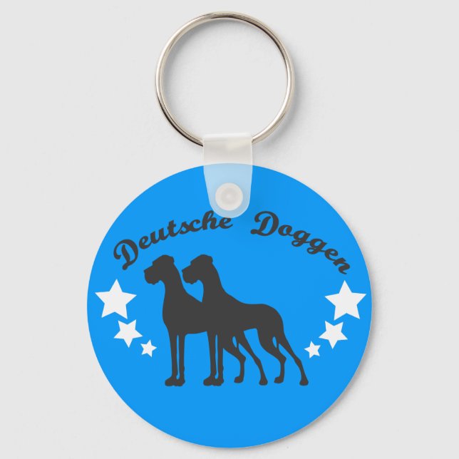 Deutsche Doggen Keychain (Front)