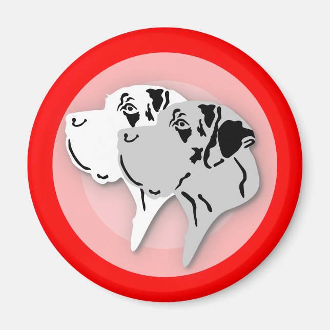 Deutsche Doggen Magnete Magnet (Front)