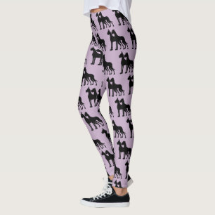 Deutsche Doggen schwarz Leggings