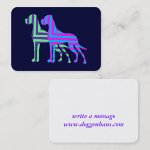 Deutsche Doggen Visitenkarten Business Card