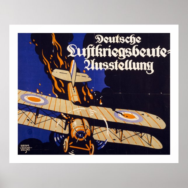 Deutsche Luftskreigsbeute (white) Poster (Front)