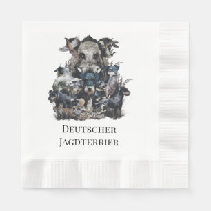 Deutscher Jagdterrier Napkin