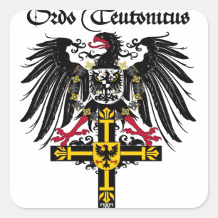Deutscher Orden Kaiseradler Aufkleber Square Sticker