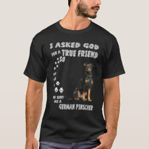 Deutscher Pinscher Dog Mom Dad Costume Cute German T-Shirt