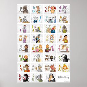 Deutsches Fingeralphabet I Poster