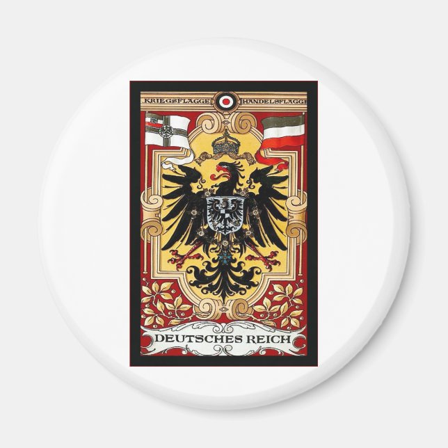 Deutsches Reich ~ Vintage German WW1 Poster Magnet (Front)