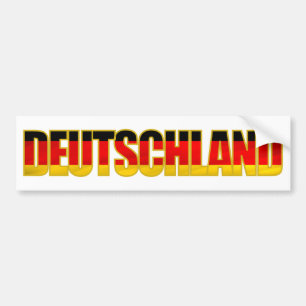 Deutschland Bumper Bumper Sticker