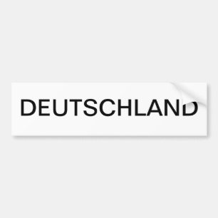 DEUTSCHLAND BUMPER STICKER