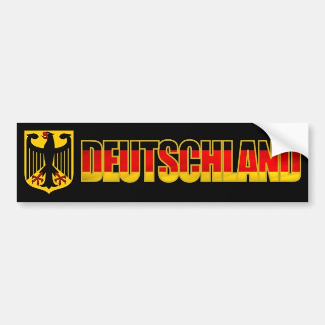 Deutschland Bumper Sticker (Front)