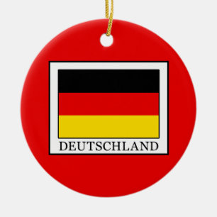 Deutschland Ceramic Ornament