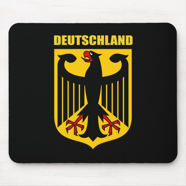 Deutschland Coat of Arms Mouse Pad (Front)