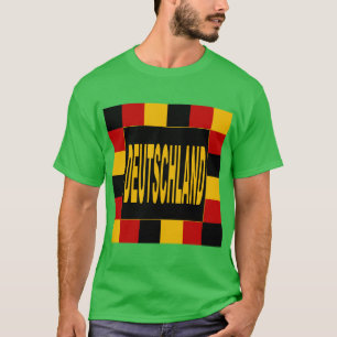 DEUTSCHLAND dark green T-shirt