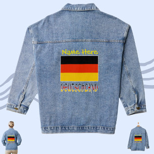Deutschland Drapeau Allemand Personnalisation Jaun