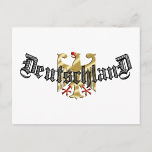 Deutschland Eagle logo tees and presents Postcard