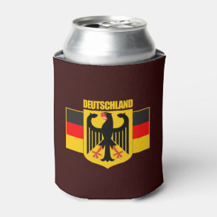 Deutschland Flag & Coat of Arms Can Cooler