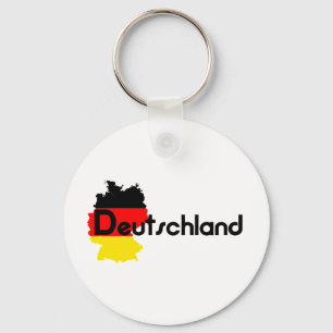 Deutschland flag colours! keychain