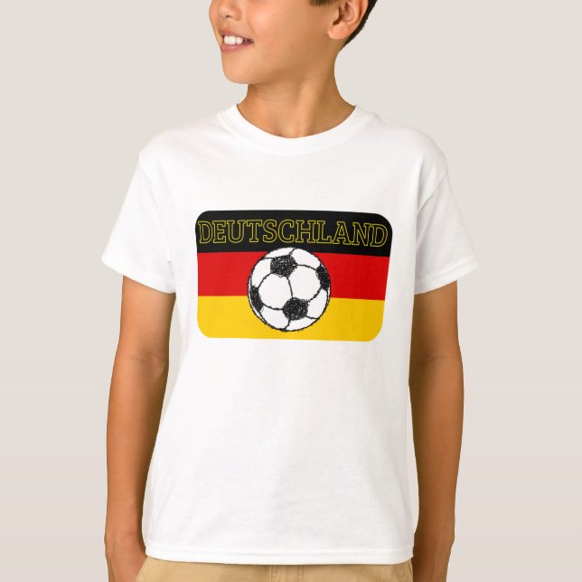 DEUTSCHLAND FLAG | FOOTBALL T-Shirt (Front)