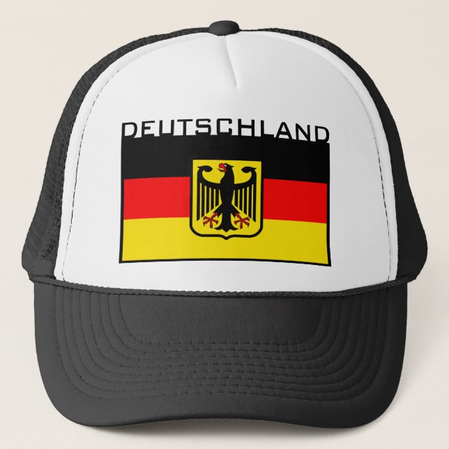 Deutschland Flag Trucker Hat (Front)