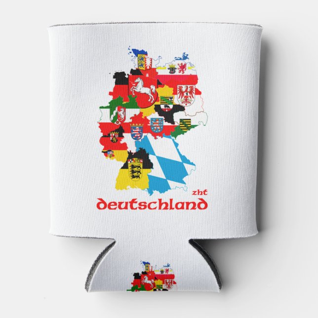 Deutschland flags can cooler (Front)