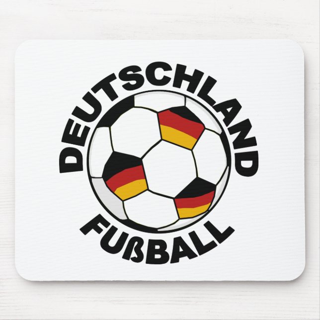 Deutschland  Fußball design Mouse Pad (Front)