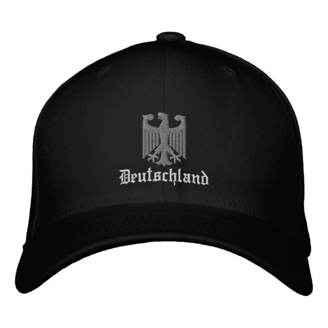 Deutschland "German Coat of Arms" Embroidered Embroidered Hat (Front)