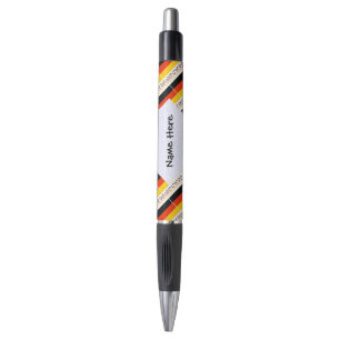 Deutschland German Flag Black Personalization Pen