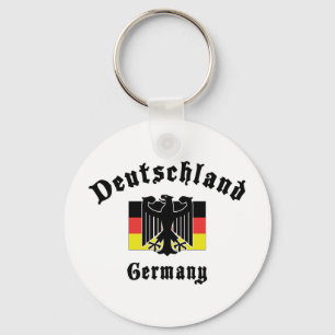 Deutschland Germany Flag Keychain