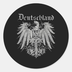 Deutschland Gers Prussian Gery Classic Round Sticker