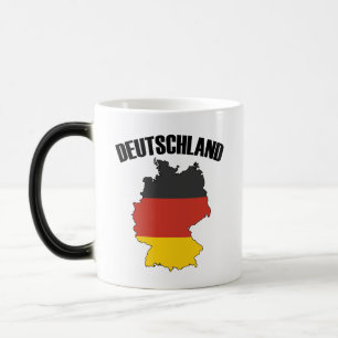 Deutschland Map - German Flag - Germany Travel Magic Mug