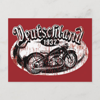 Deutschland Motowear Postcard