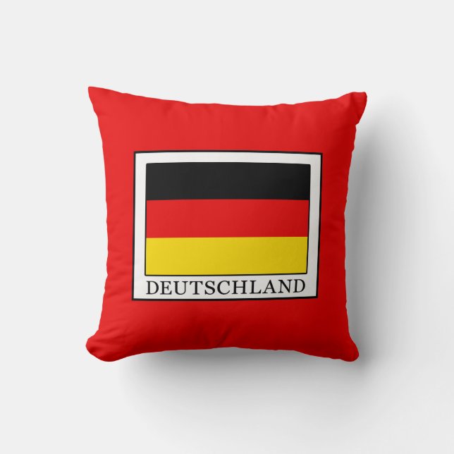 Deutschland Throw Pillow (Front)