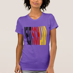 DEUTSCHLAND Women's Jersey Purple T-shirt