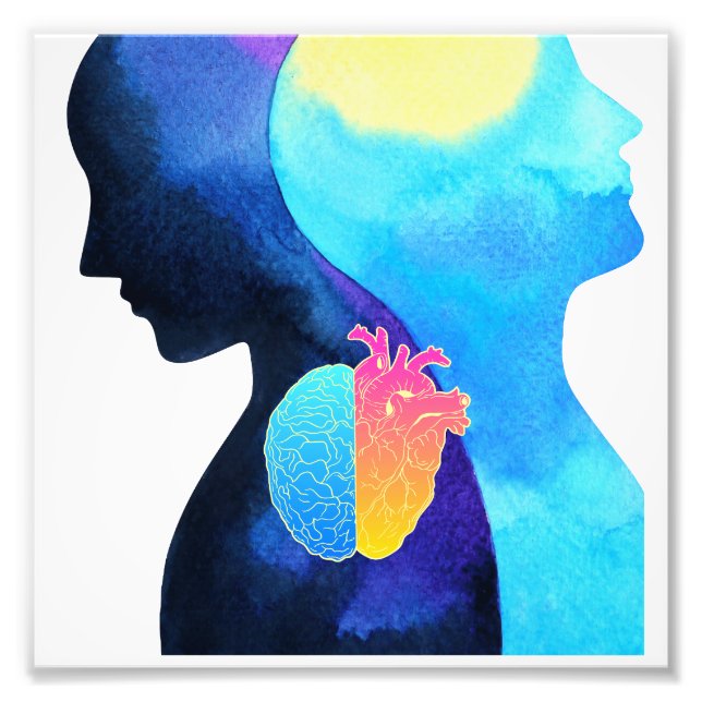 Deux âmes un cœur  photo print (Front)