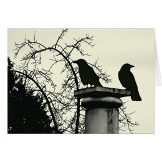 Deux Blackbirds, carte 5x7