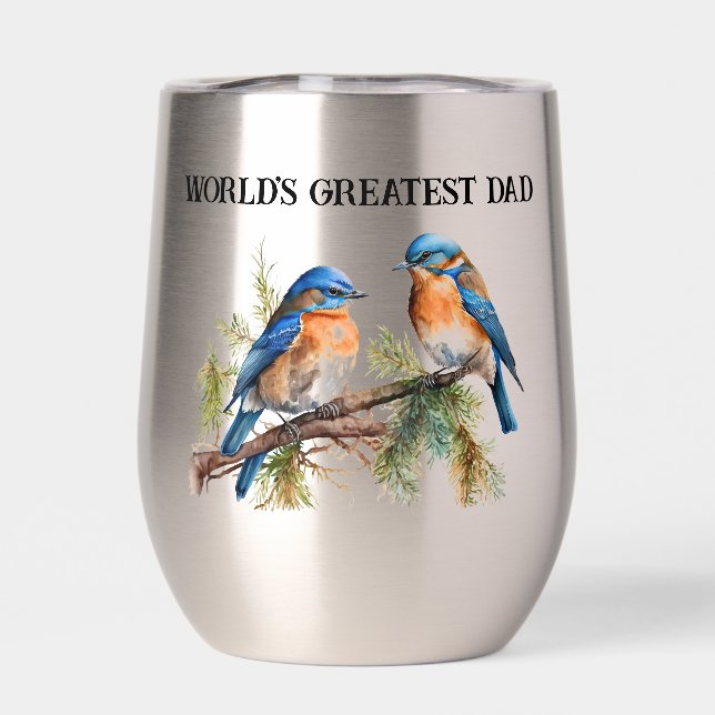 Deux Bluebirds le plus grand papa du monde (Arrière)