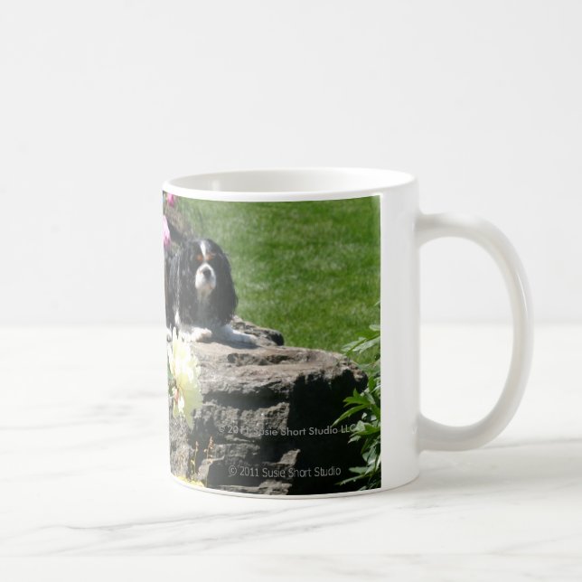 Deux cavaliers dans la tasse de jardin (Droite)