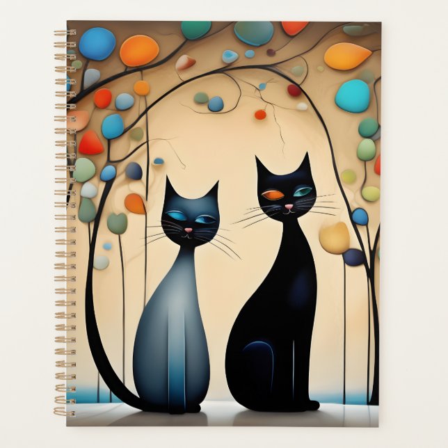 Deux chats de charme (Devant)
